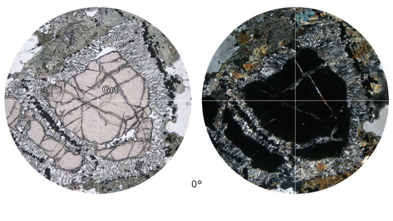 Virtual Microscope γρανάτης Garnet Youtube
