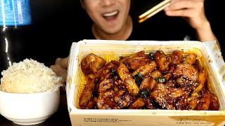 ASMR 지코바랑 밥이랑 먹방 SPICY BBQ CHICKEN \u0026 RICE MUKBANG EATINGSOUNDS 리얼사운드 | KevinKimASMR 케빈