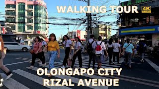 OLONGAPO CITY WALKING TOUR 2024 [4K] RIZAL AVENUE, OLONGAPO PHILIPPINES