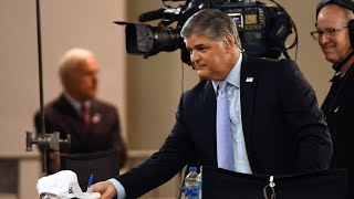 Hannity hits at Pelosi for Trump prison comment