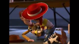 Toy Story 3 - Woody and Jessie about to kiss