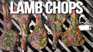 LAMB CHOPS ON THE GRILL (SOMETHING NEW FOR YOUR BBQ) | SAM THE COOKING GUY