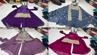 chickpet Bangalore designer shararas \u0026 Indo western dresses||Single piece courier available