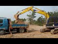 โดนอีกแล้ว...จารย์อ๊อดชอบแกล้ง dump trucks and excavator