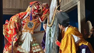 楢ノ木(2024.04.20)宇目神楽保存会／岩戸開.大神