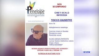 Chieti - Ritrovato in buona salute Giuseppe Tocco