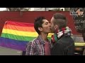 In Peru, gay couples kiss to protest media censorship