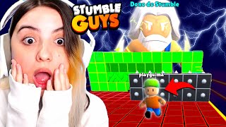 Chamei o DONO do Stumble Guys e Fiz Tudo o que ele Mandou no BLOCKDASH! Só Desafio Dificil...