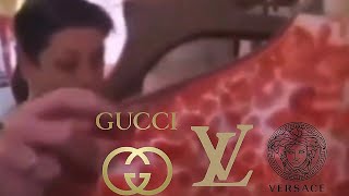 Louis Vuitton , Versace \u0026 Gucci (Gacci) Video / Meme | Frau beim Kleider shoppen