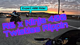 Expert Ninja 400 Rider Destroys My New R6