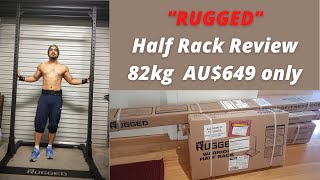 Rugged Half Rack Review || Home Gym Equipment ||