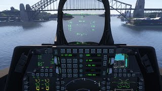 Top Mach Studios F-22 Raptor v 1.3.4 in Sydney. Microsoft Flight Simulator 2024