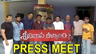 Srinivasa Kalyanam Movie Press Meet | Nithin | Raashi Khanna | Producer Dilraju | Cinema Politics