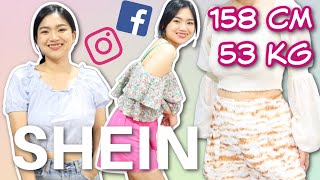 เห่อ/แกะกล่องเสื้อผ้า Shein สูง 158 cm. หนัก 53 kg. Bithday Sale ลดอลังการมาก!