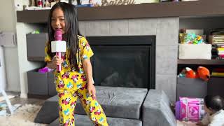 Zoey singing Reflection by Mulan