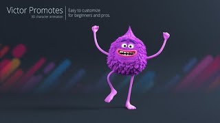After Effects Template: Victor Promotes - 3D Character Animation