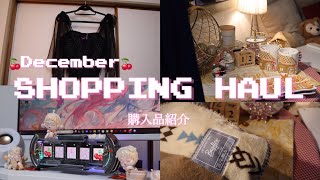 【HAUL】12月の購入品を紹介￤自分投資！！過去にタイムスリップして紹介していくよ。￤暮らしの生活￤おうち生活￤ゲームガジェット