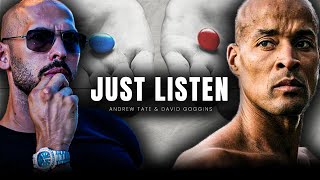 Andrew Tate vs David Goggins: 2 Hours LIFE TALK | Just Listen!