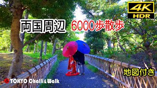 Summer Walk around RYOGOKU/4K HDR