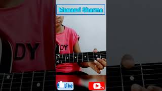 Jiya Dhadak Dhadak Jaye | Guitar Lesson | Manasvi Sharma | #shorts