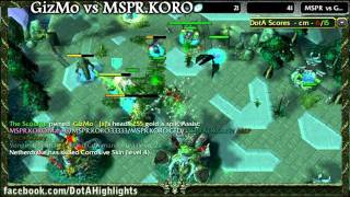 DotAHL 80 - [MGT'11] GizMo vs MSPR.KORO