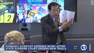 Video: Forensic scientist defends work after Supreme Court orders new trials