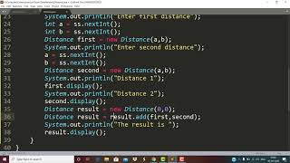 Addition Of Two Distances