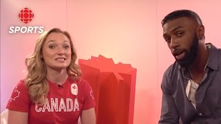 Rosie MacLennan Talks about Being Canada's Flag Bearer | CBC Sports