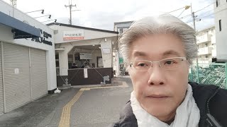 立花孝志さんと、北助松駅、泉大津市で待ち合わせです。