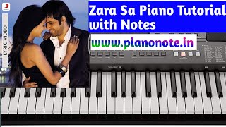 Zara Sa Jannat Piano Tutorial with Notes | Julius Murmu Keyboard | जरा सी दिल में दे जगह तु । Pjtl