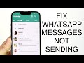 How To FIX WhatsApp Messages Not Sending! (2023)