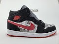 Jordan 1 Mid Newspaper Air Times REAL VS FAKE