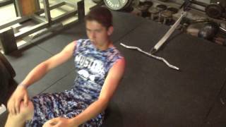 Tricep Pushdowns with Resistance Bands