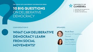 What can deliberative democracy learn from social movements?