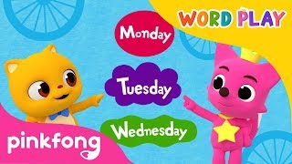 Seven Days | Word Play | 3D Nursery Rhyme | Pinkfong Songs for Children