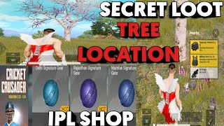 SECRET LOOT TREE,IPL SHOP |PUBG MOBILE |SECRET LOOT TREE LOCATION