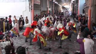 kagura 2014 浜よさ サザンクロス会場 祀鬼祭パレード　1日目　よさこい