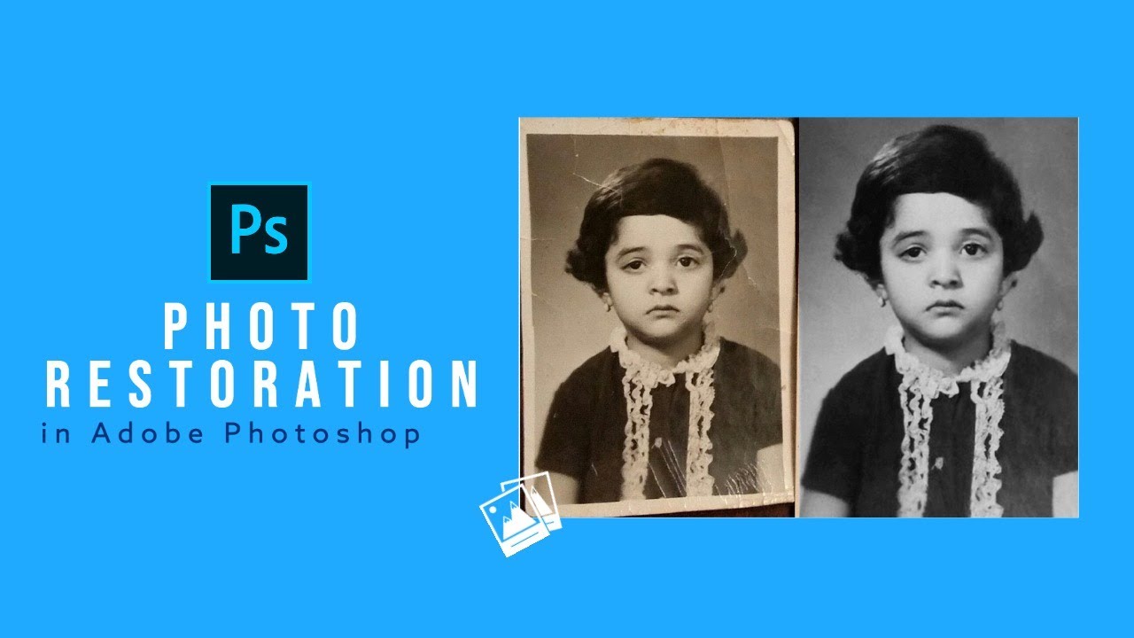 Photo Restoration In Adobe Photoshop - YouTube