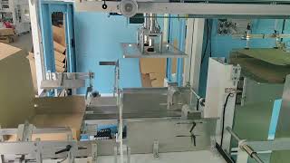 Automatic Cardboard Paper Box Fruit Corrugated Carton Box Making Folding Machine