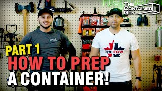 Prepping A Shipping Container! The @CanadianPrepper Shows YOU How To Prep For WW3