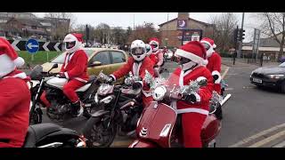 2022 Santa's on a bike ride filton roundabout