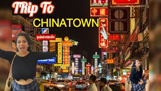 💕Trip To CHINATOWN In Bangkok Thailand 🇹🇭 | Let’s Go With Me To Chinatown 🙏🏻💖| Eating Food 🍲