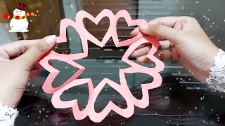 How to make snowflake step by step /cómo hacer un copo de nieve de papel fácil y rápidamente