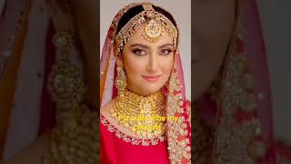 Hiba bukhari beautiful wedding dresses.#shortviral #short #youtube.