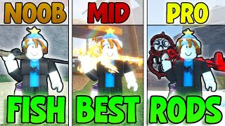 BEST Fisch Rod For EVERY Player Level! Best Rod In Fisch! (Roblox Fish)