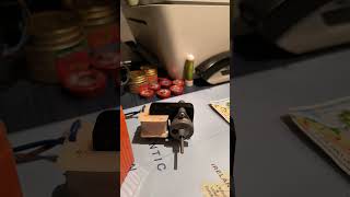 Cute 1 watt motor start up on homemade inverter