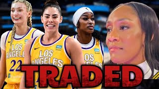 Kelsey Plum TRADED To SPARKS Joining Cameron Brink A'ja Wilson HUMBLED!