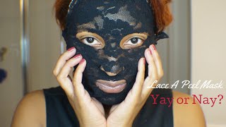 FIRST IMPRESSION | DERMOVIA LACE A PEEL BLACK BAMBOO CHARCOAL MASK