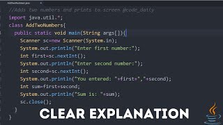 Java program to Add two numbers | Java Tutorials for beginners. #java #programming
