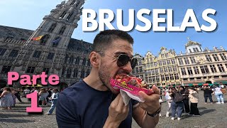 Bruselas en un día, Parte 1. Que ricas papas 🍟 chocolates 🍫 y waffles 🧇 😋